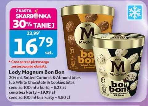 Lody Magnum Bon Bon Salted Caramel & Almond bites