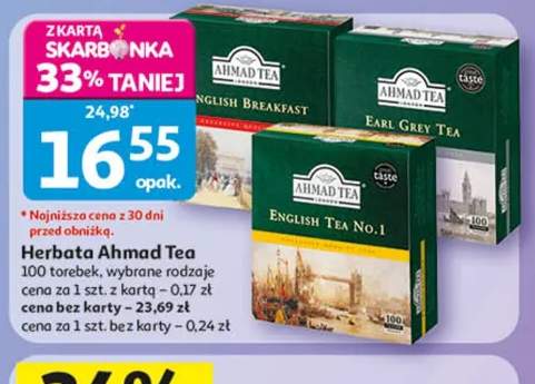 Herbata Ahmad Tea English Breakfast 100 torebek