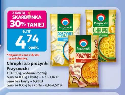 Prażynki Przysnacki solone