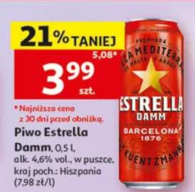 Piwo Estrella Damm