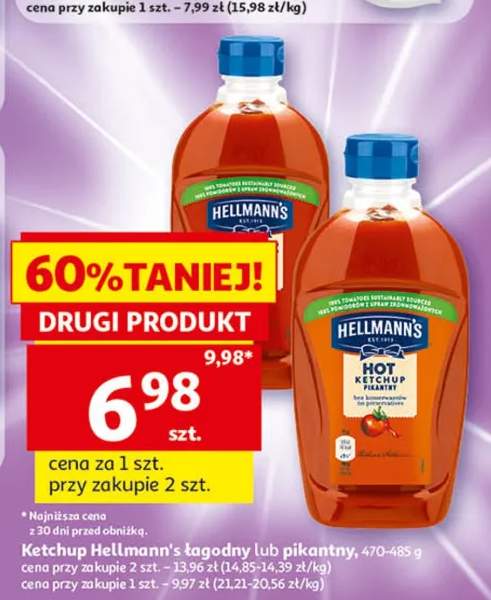 Ketchup Hellmann's pikantny 470-485g