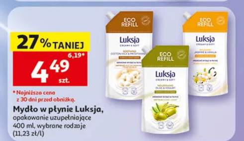 Mydło w płynie Luksja opakowanie uzupełniające