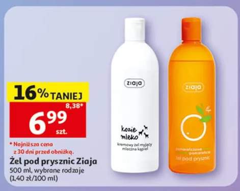Żel pod prysznic Ziaja pomarańczowe