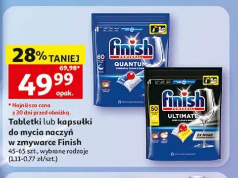 Tabletki do mycia naczyń w zmywarce Finish