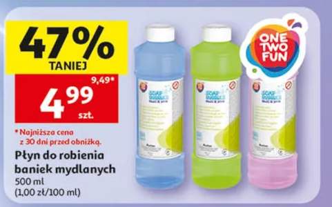Płyn do robienia baniek mydlanych ONE TWO FUN