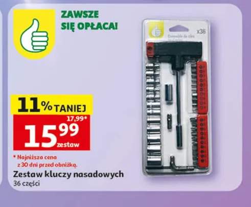 Zestaw kluczy nasadowych 36-pak