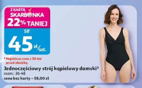 Jednoczęściowy strój kąpielowy damski Inextenso