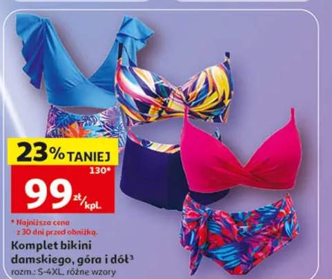 Komplet bikini damskiego góra i dół Inextenso