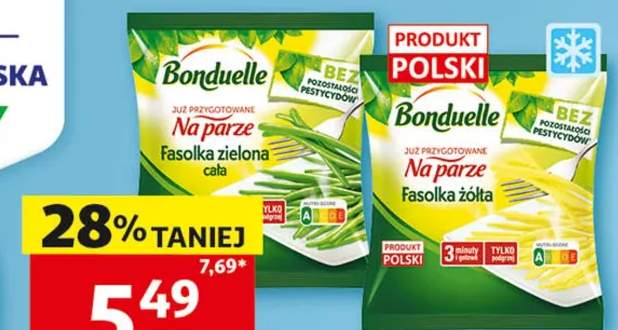 Fasolka szparagowa na parze Bonduelle żółta
