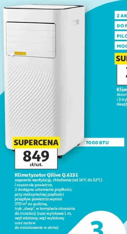 Klimatyzator Qilive Q.6151 7000 BTU