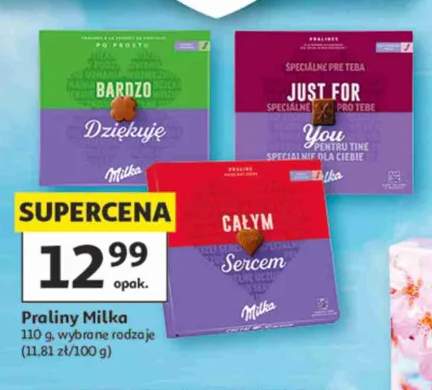Praliny Milka Dziękuję