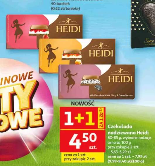 Czekolada nadziewana Heidi