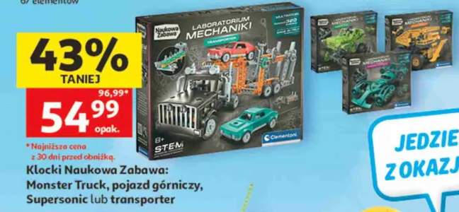 Klocki Naukowa Zabawa Monster Truck Clementoni