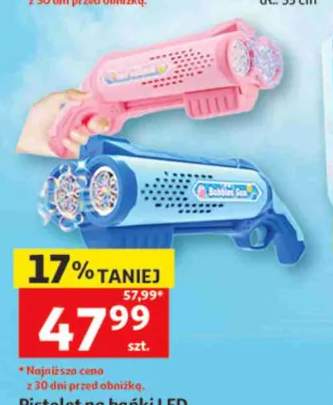 Pistolet na bańki LED