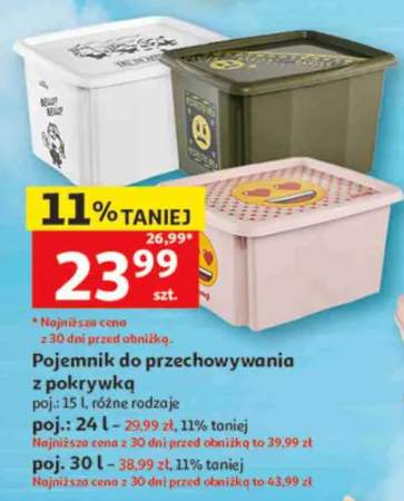 Pojemnik do przechowywania z pokrywką 15l