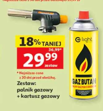Zestaw: palnik gazowy + kartusz gazowy E light