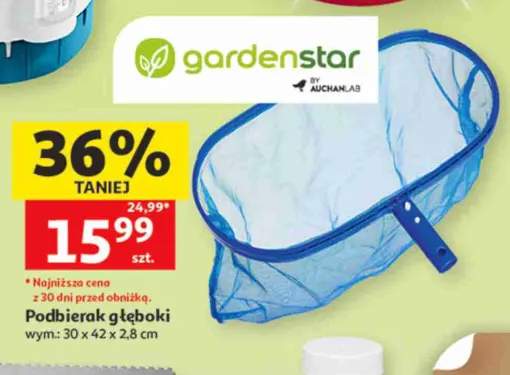 Podbierak głęboki gardenstar 30x42x2,8cm
