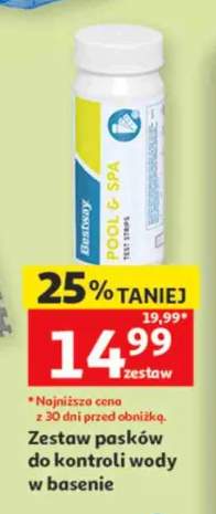 Zestaw pasków do kontroli wody w basenie Bestway