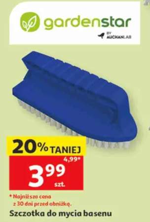 Szczotka do mycia basenu gardenstar
