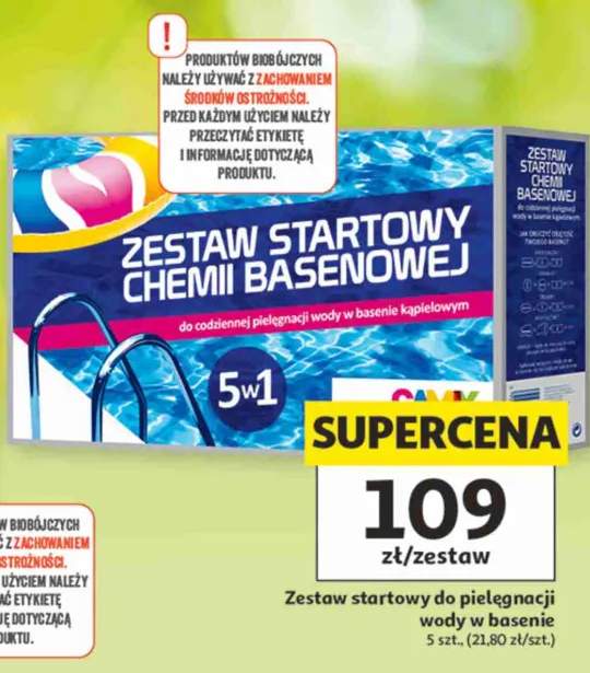 Zestaw startowy do pielęgnacji wody w basenie
