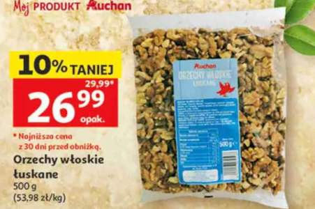Orzechy włoskie łuskane Auchan