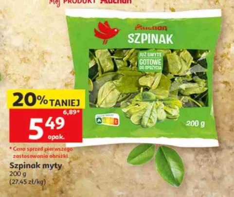 Szpinak myty Auchan