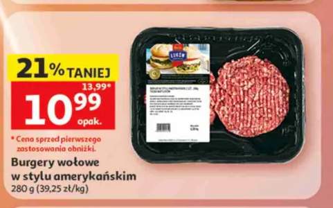 Burgery wołowe w stylu amerykańskim