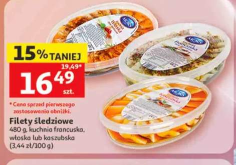 Filety śledziowe kuchnia francuska MORS