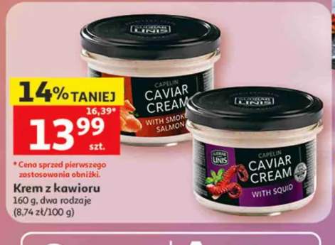Krem z kawioru LINIS with smoked salmon