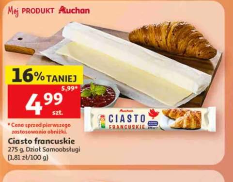 Ciasto francuskie Auchan
