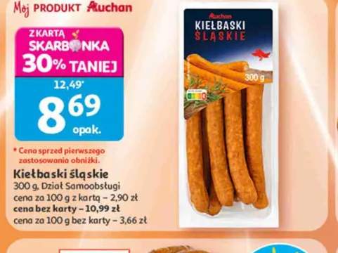 Kiełbaski śląskie Auchan