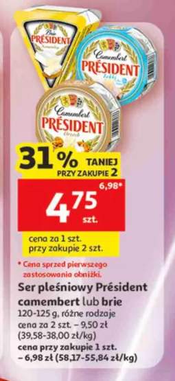 Ser pleśniowy Camembert Président
