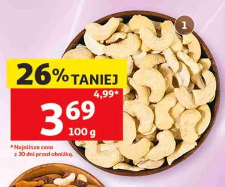 Orzechy nerkowca połówki