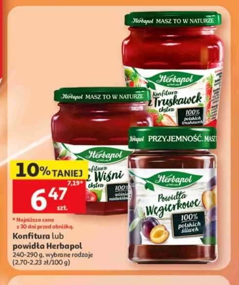 Konfitura z truskawek Herbapol