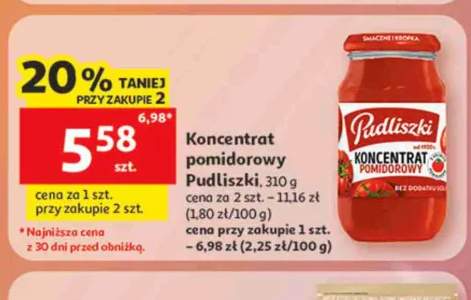 Koncentrat pomidorowy Pudliszki