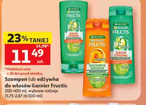 Szampon do włosów Garnier Fructis Grow Strong