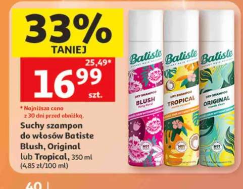 Suchy szampon do włosów Batiste Blush