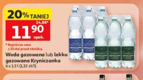Woda gazowana Kryniczanka 6-pak 1,5l