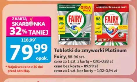 Tabletki do zmywarki Platinum Fairy