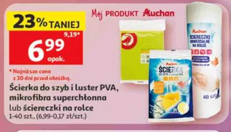 Ścierka mikrofibra superchłonna Auchan