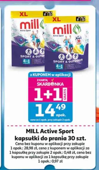 Kapsułki do prania Active Sport Mill