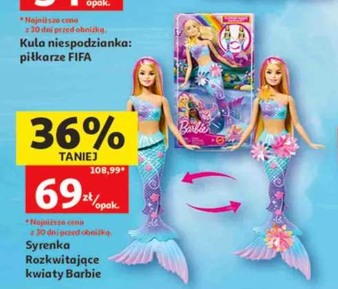 Syrenka Rozkwitające kwiaty Barbie