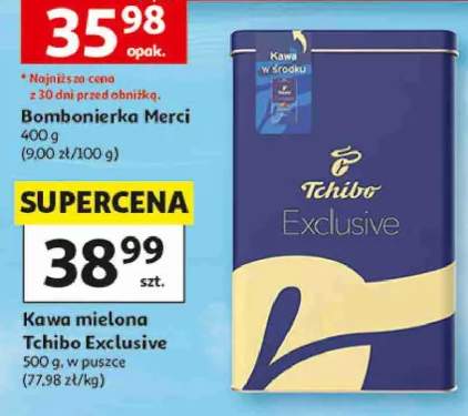Kawa mielona Tchibo Exclusive w puszce