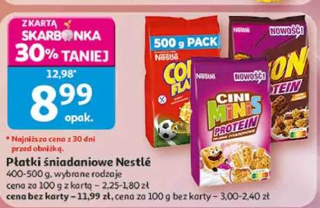 Płatki śniadaniowe Nestlé