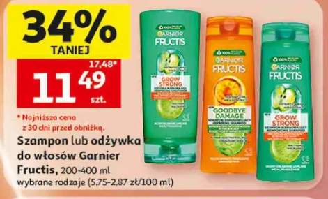 Szampon do włosów Garnier Fructis Grow Strong