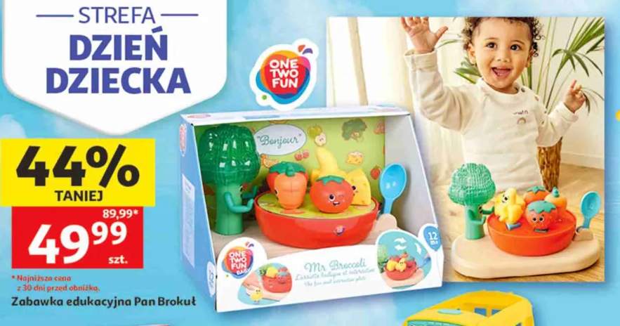 Zabawka edukacyjna Pan Brokuł ONE TWO FUN
