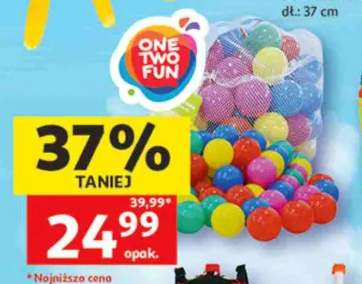 Piłki w siatce ONE TWO FUN 100-pak