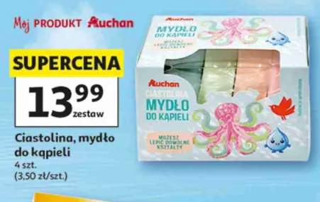 Ciastolina mydło do kąpieli Auchan