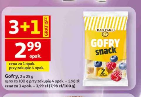 Gofry snack Dan Cake 2-pak 25g