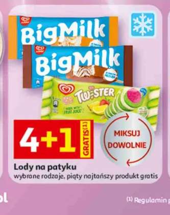 Lody na patyku Big Milk czekoladowe Algida